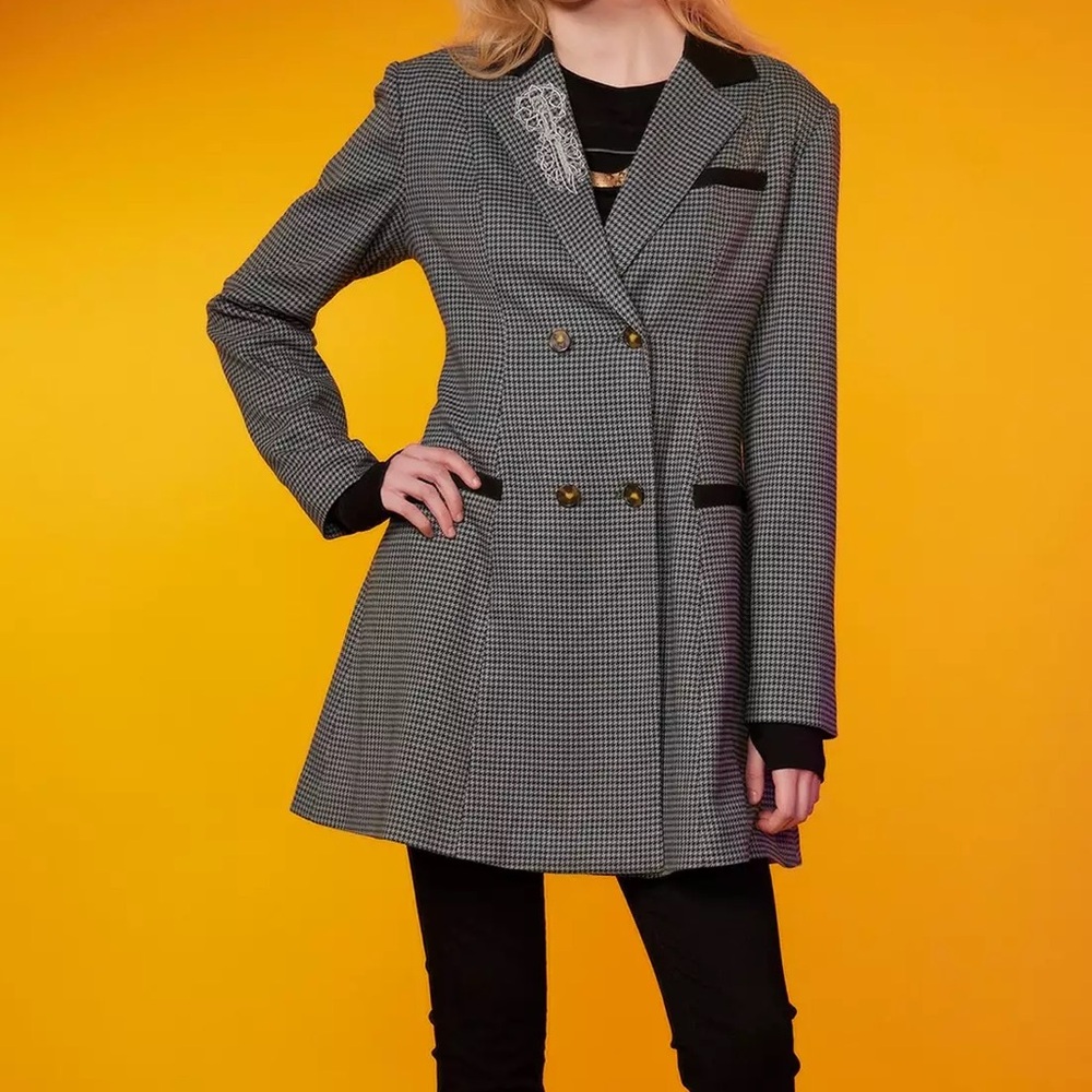 Her Universe Marvel Loki Sylvie Houndstooth‎ Coat Hot Topic
